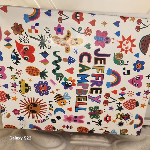 Jeffrey Campbell Black Suede Leather "Coerce" Platform Sandals. NIB. Size 9.5 - Picture 9 of 10